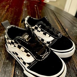 Gently used baby Vans size 5.